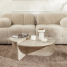 Asymmetrische salontafel 90x60 cm design Orion Verkoop
