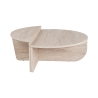 Asymmetrische salontafel 90x60 cm design Orion Catalogus