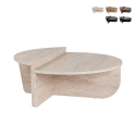 Asymmetrische salontafel 90x60 cm design Orion Aanbieding