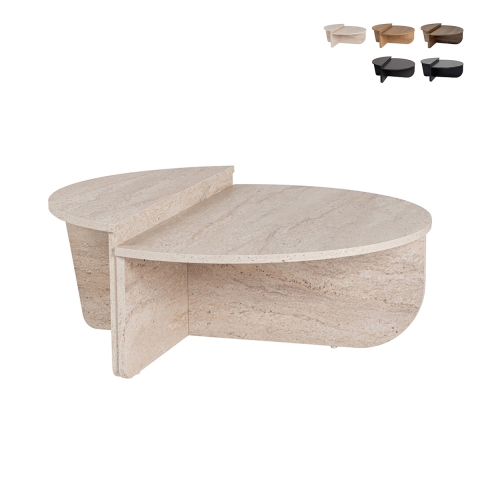 Asymmetrische salontafel 90x60 cm design Orion Aanbieding