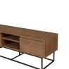 Industrieel modern TV-meubel 140x40x50cm van hout en metaal Rodez Aanbod