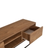 Industrieel modern TV-meubel 140x40x50cm van hout en metaal Rodez Korting