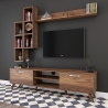 TV-meubelwand met plank en open vakken 180x35cm Mary Aanbod