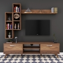 TV-meubelwand met plank en open vakken 180x35cm Mary Korting