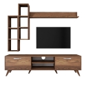 TV-meubelwand met plank en open vakken 180x35cm Mary Catalogus