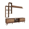 TV-meubelwand met plank en open vakken 180x35cm Mary Model
