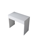 Mobiele witte make-uptafel met lade en 8 vakken Uppy Korting