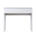 Mobiele witte make-uptafel met lade en 8 vakken Uppy Voorraad
