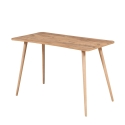 Moderne houten bureautafel 120x60cm natuurlijk Fabio Catalogus