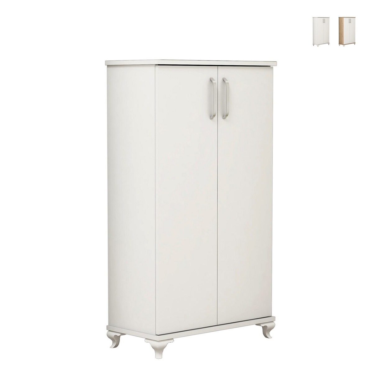 Schoenenkast halmeubel 2 deuren en 6 multifunctionele vakken Ari Aanbieding Schoenenkast halmeubel 2 deuren en 6 multifunctionele vakken Ari Aanbieding