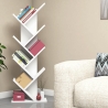 Moderne staande boekenkast h128cm met 7 schuine planken Hitty Aanbod