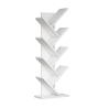 Moderne staande boekenkast h128cm met 7 schuine planken Hitty Korting