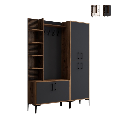 Halmeubel met kledingkast en schoenenrek 150x200cm Viyana L Aanbieding