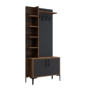 Mobiele kapstok met schoenenrek en planken 90x200cm Viyana S Catalogus