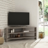 Hoekige mobiele tv-standaard met 3 planken 110x36cm Thales Verkoop
