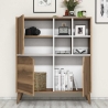 Multifunctioneel dressoir voor woonkamer en hal met deuren 100x115x30cm Pulse Aanbod