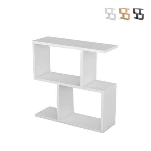 Bijzettafel boekenkast voor bank met planken 60x20cm Life Aanbieding