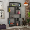 Moderne wandboekenkast met 10 vakken 96x25x168cm Karmato Verkoop