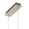 LED hanglamp Badia-S in licht hout en metaal Voorraad