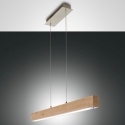 LED hanglamp Badia-S in licht hout en metaal Aanbod