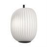 Klassieke wandlamp van glas en zwart metaal Domizia-P Korting
