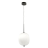 Klassieke hanglamp van geblazen glas Domizia-S Korting