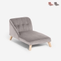 Chaise longue bank voor honden en katten in fluweel Serin Aanbieding