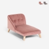 Chaise longue bank voor honden en katten in fluweel Serin Aanbod