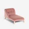Chaise longue bank voor honden en katten in fluweel Serin Model