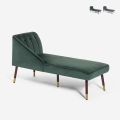 Vintage klassieke fluwelen chaise longue Agos Aanbieding