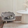 Schelpvormige fluwelen fauteuil en bank voor honden en katten Pally Korting