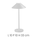 Draadloze draagbare tafellamp met touchfunctie voor binnen/buiten Moon Model