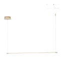 Hanglamp met LED-balk van metaal 120cm Genius L Aanbod