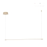 Hanglamp met LED-balk van metaal 120cm Genius L Aanbod