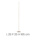 Dimmbare LED Vloerlamp in Metaal H165cm Genius T Kortingen
