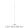 Dimmbare LED Vloerlamp in Metaal H165cm Genius T Kortingen