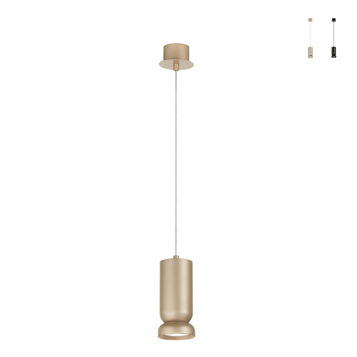 Hanglamp van metaal met verstelbare kabel Lilium Aanbod Hanglamp van metaal met verstelbare kabel Lilium Aanbod