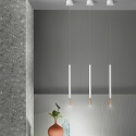 Hanglamp met LED van gelakt metaal Tubic Verkoop