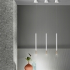 Hanglamp met LED van gelakt metaal Tubic Verkoop