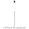Dimmbare LED hanglamp in metaal Genius Korting