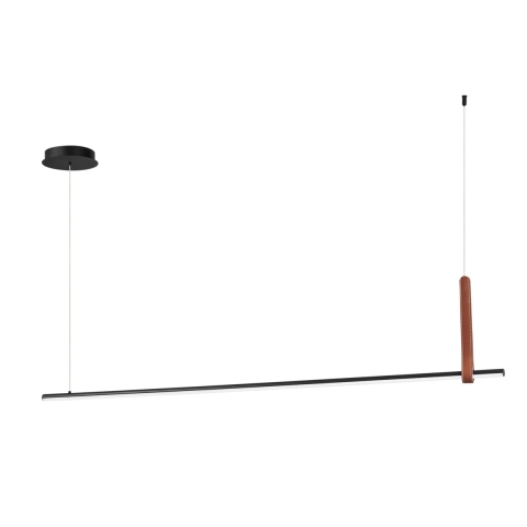 LED Hanglamp 150cm Zwart Metaal Regoli L Aanbieding