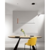 LED hanglamp 120cm zwart metaal Regoli S Aanbod