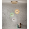 Hanglamp met 3 LED-lichten, glazen en meerkleurig metalen ontwerp Candy XL Verkoop