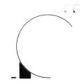 Arco vloerlamp met LED H204cm metalen Rune Aanbieding