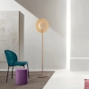 LED Vloerlamp H170cm van metaal en glas Jokey PT Kortingen