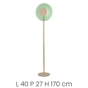 LED Vloerlamp H170cm van metaal en glas Jokey PT Karakteristieken