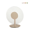 LED Tafellamp met Gestructureerd Glas Candy LT Korting