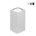 Rechthoekige plafondlamp van aluminium H12cm Aloa Aanbod