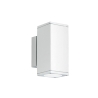 Buiten wandlamp van aluminium met dubbele verlichting H19cm Nevada Catalogus