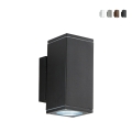 Buiten wandlamp van aluminium met dubbele verlichting H19cm Nevada Aanbieding